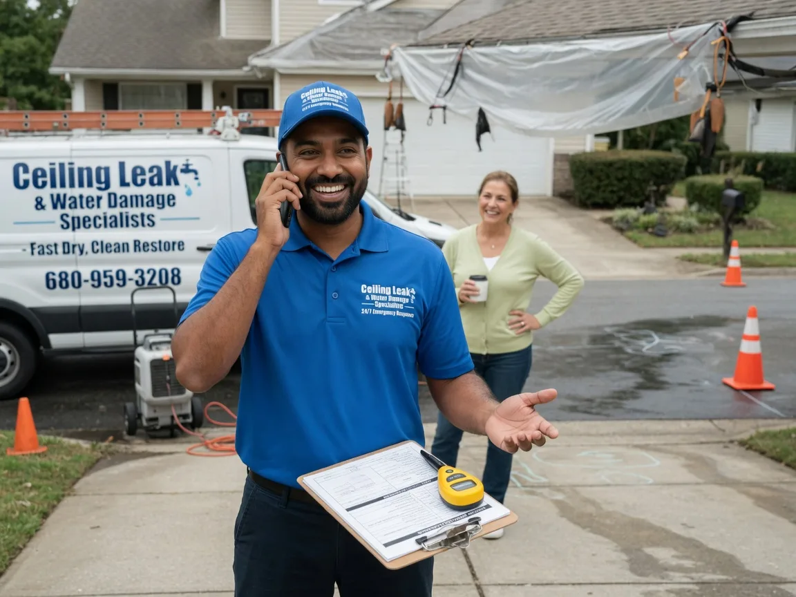 Ceiling Leak Cleanup Chesterfield, VA FAQs